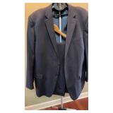 Manï¿½s navy suit size 46 long made in the USA