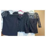 Black dress tops size medium, Iï¿½ll have lace