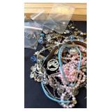 Broken jewelry pieces