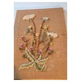 Needlepoint Flowers picture frame 16x22