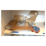 Wood Cutting Boards, Stainless Steel Cutlery &