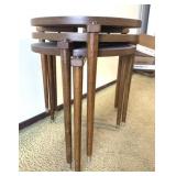 MCM Wood Nesting Tables Set