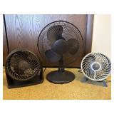Tabletop Electric Fans Trio