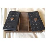 Mid Century Desk Organizer Box