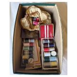 Sewing Pouches & Items w/ Thread