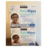 Qty 1,800 Kirkland Baby Wipes Fragrance Free