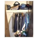 Closet Clothing, Coats & Household Items Lot