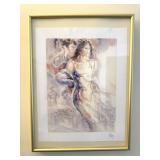 Signed Figural Art Print by Peter Nixon
