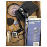 Binoculars, Compass & Maps Lot