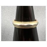 14K Gold Band Ring Size 6.5