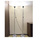 Pair of Torchiere Floor Lamps