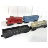Lionel O-Gauge Train Freight Car Set of 4