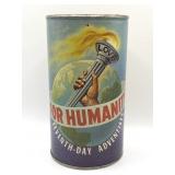 Seventh-Day Adventist Campaign Coin Can