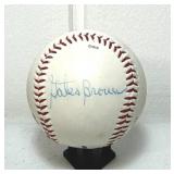 Autographed Gates Brown Baseball