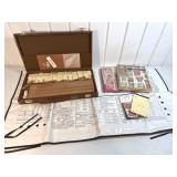 Vintage Rummy Tile Set + Bridge Mat & Cards