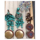 Collection of clip on earrings
