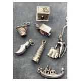 Collection of Sterling Silver Charms  16.3g