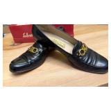 Salvatore Ferragamo Black Loafers size 9