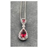 SS Pendant  & Chain. 18"   3.8g