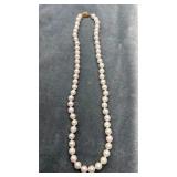 Fresh Water Cultured Pearls w/ 14k clasp. 16"