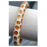 Kenneth Jay Lane Giraffe Print Bangle