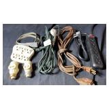 Mixed Extension Cords, Power Strip & Light