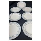 Noritake Blue Hill 8.25in Plates Set of 7