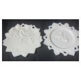 Milk Glass Plates Westmoreland & Other
