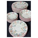 Churchill Floral Plates & Bowls Set