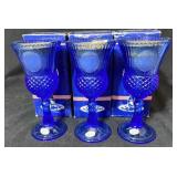 Avon Fostoria Washington Goblet Candles x3