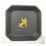 Wedgewood Black Jasperware Sphinx Pin Dish