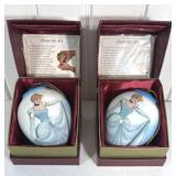 Hallmark (2) Cinderella Ornaments by Ne'Qwa Art