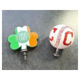 Great Lakes Brewing & Cleveland Baseball Tap Knobs