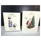 Hallmark (2) Nightmare Before Christmas Ornaments
