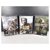 Sealed PC Game Trio Call of Duty & Alone In Dark