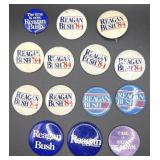 Reagan Bush 1980/84 Presidential Campaign Pins