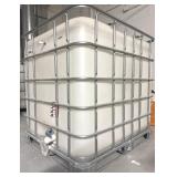 Large 275-Gallon IBC Tote Tank w/ Metal Cage