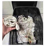 Large Lot Of Indoor Extension Cords