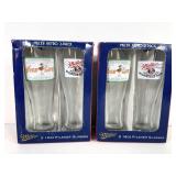 Miller Retro Pilsner Glass Set Of Four