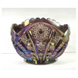 Indiana Glass Heirloom Carnival Glass Bowl