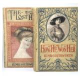 Antique Mrs. Southworth Fiction Novel Book Pair