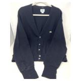 Vintage Izod Lacoste Crocodile Cardigan Sweater