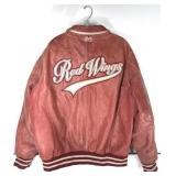 Vintage Detroit Red Wings Leather Jacket