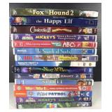 Disney & Kids DVD Movie Lot of 15