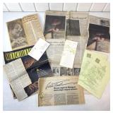 Gwen Frostic Paper Clippings & Ephemera