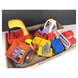 Toy Vehicle Lot w/ Little Tikes & FedEx Van