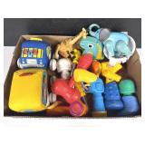 Toddler Toy Lot w/ Toy Tools, Squishy Cars