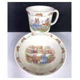 Royal Doulton Bunnykins Bowl & Mug