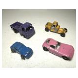 Vintage Tootsie Toy Mini Diecast Vehicles Lot Of 4