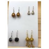 Collection of Fish Hook Pierced Earrings